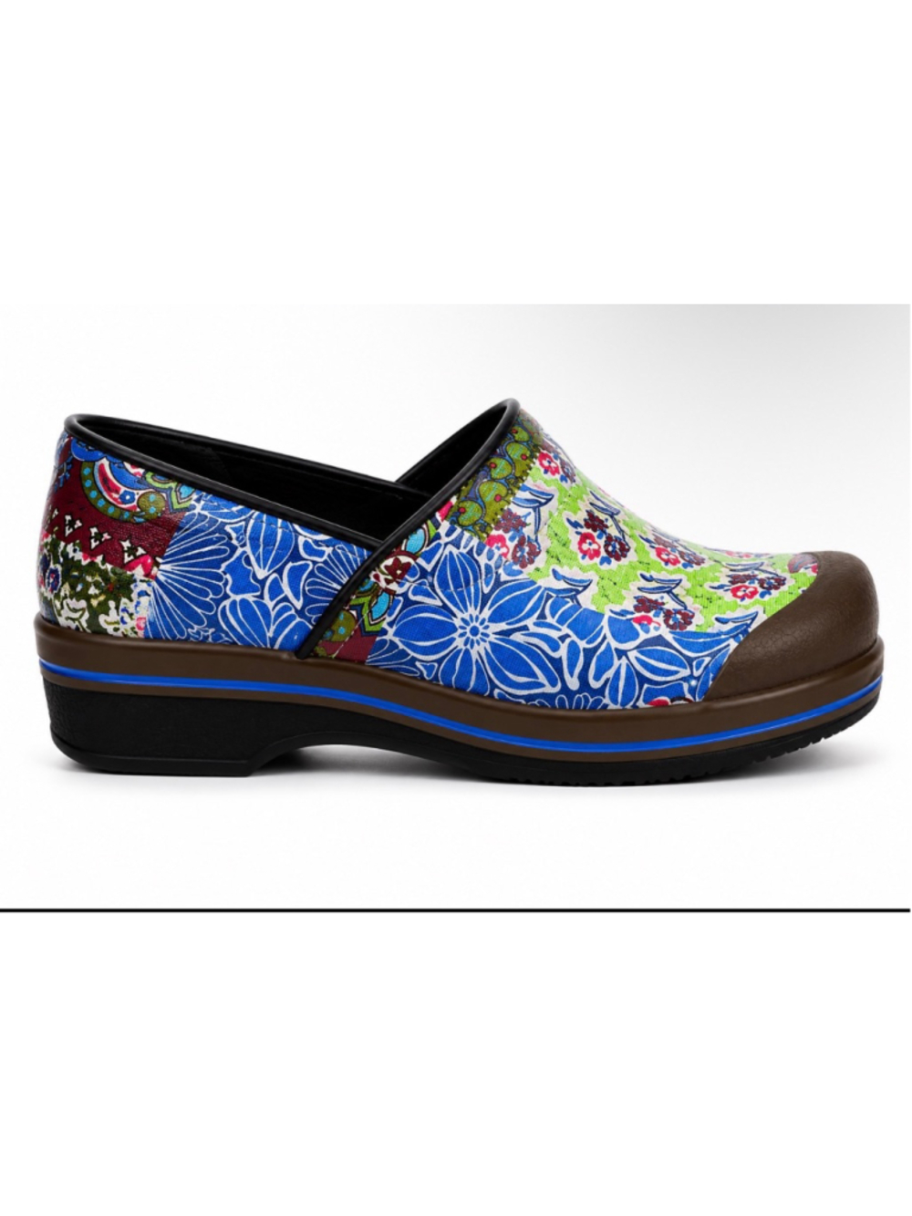 Dansko Professional Floral Print Clogs Women’s EU 39 US 8.5 Slip Resistant Nursi